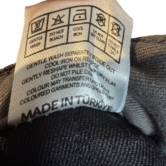 Arne Mens Slim Fit Side Adjuster Trousers Taupe Grey Stretch Cotton Pants 34R - Picture 9 of 10